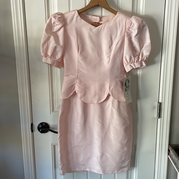 Vintage Pink Jessica McClintock Gunne Sax Dress - Picture 10 of 10